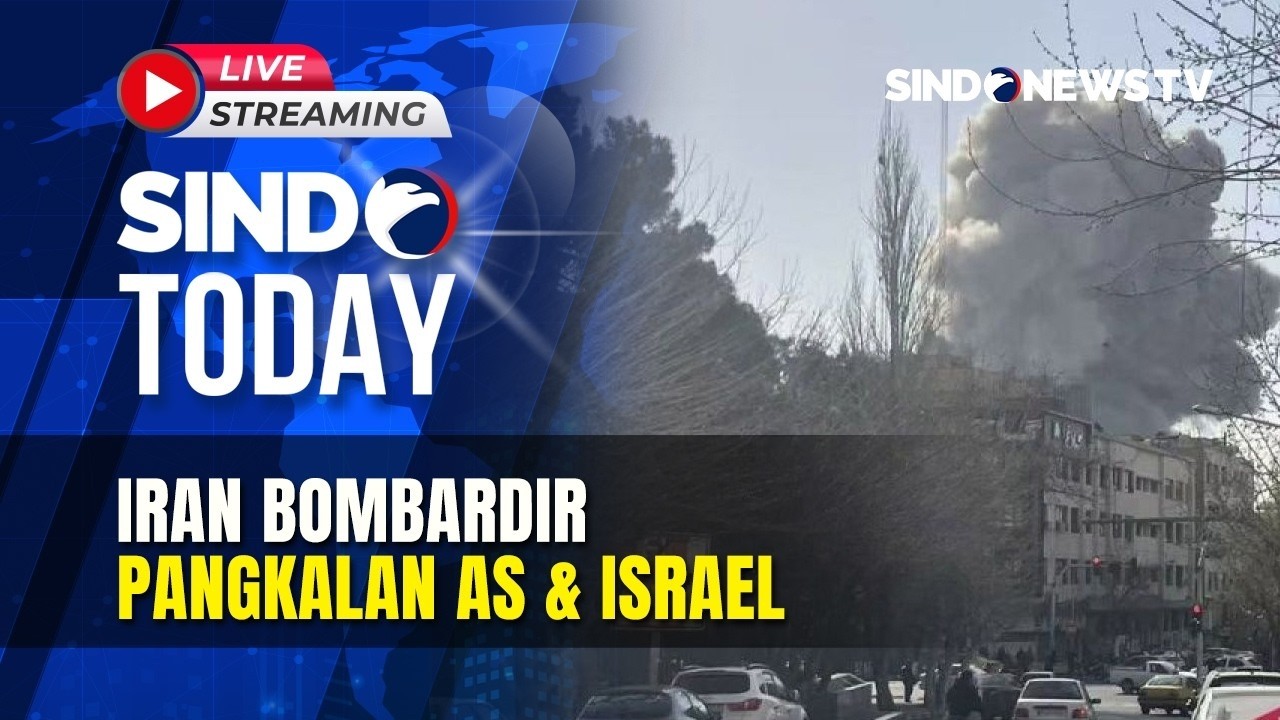 🔴IRAN BOMBARDIR PANGKALAN AS & ISRAEL | SINDO TODAY | 22/03 |  FULL