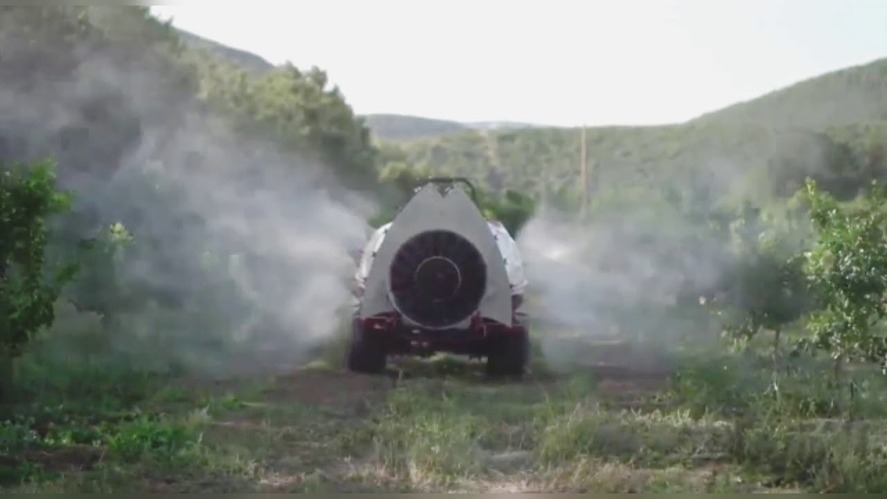 Atomizador Mañez y Lozano Twister S6 tratando en cítricos