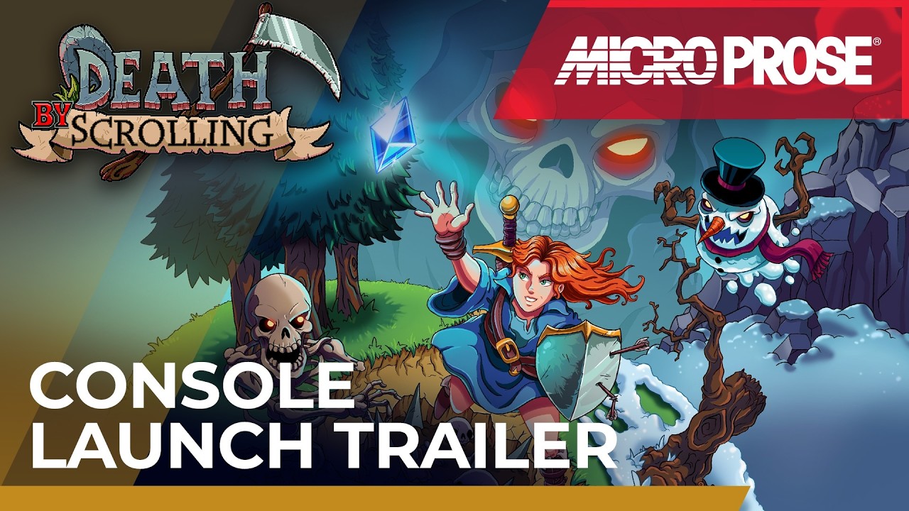 DEATH BY SCROLLING &ndash; CONSOLE LAUNCH TRAILER | OUT NOW