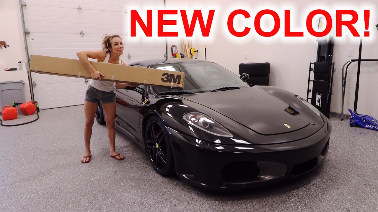Wrapping The Ferrari For It's NEW OWNER!