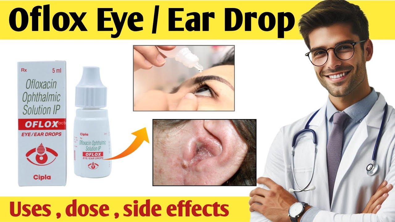 Oflox eye ear drop uses in hindi | ofloxacin eye ear drop | ear eye infection drop.