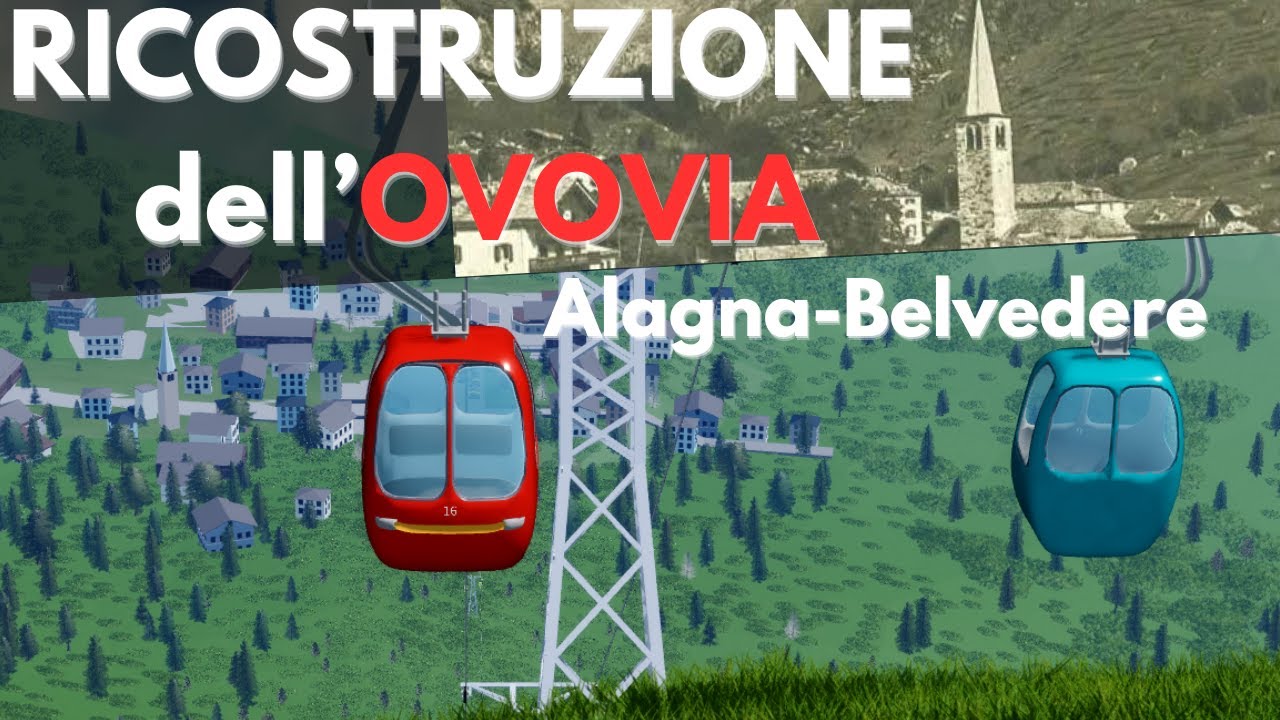 RICOSTRUZIONE completa dell'OVOVIA del belvedere di ALAGNA!