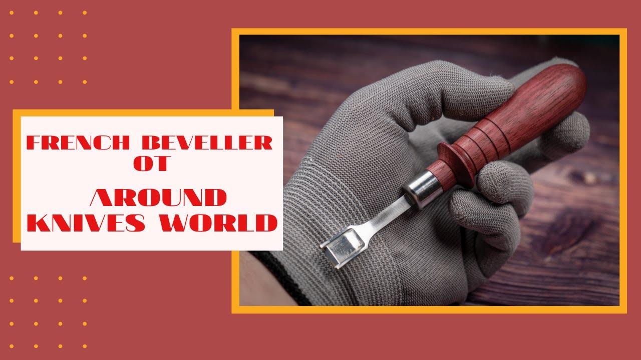Бевеллер от мастерской AROUND_KNIVES_WORLD | French edger / French skiver