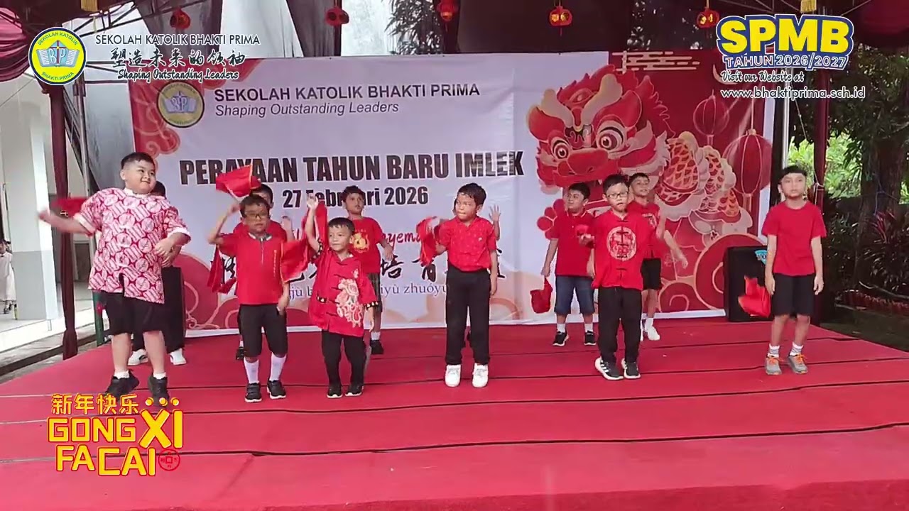 Perayaan Imlek 2026 - Pentas Seni Ekskul Menari Putra Kelas 1 dan 2