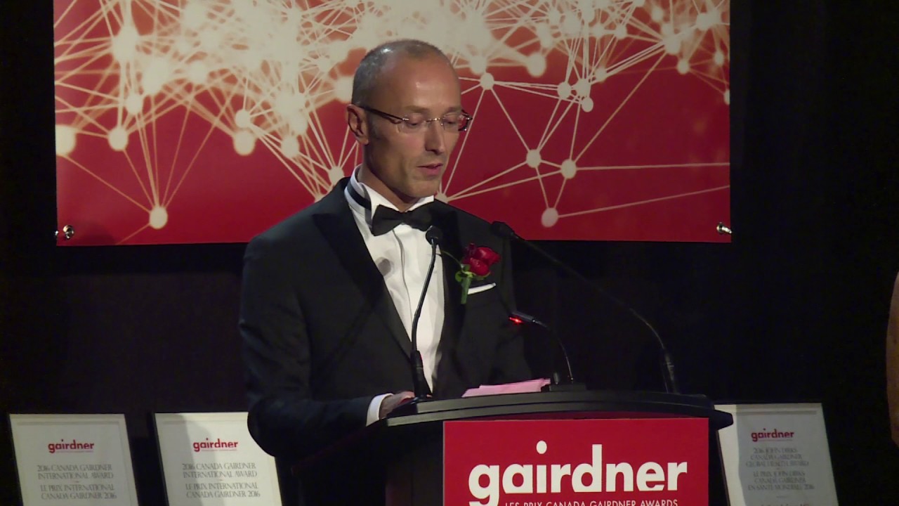 Philippe Horvath-  2016 Canada Gairdner Awards Gala