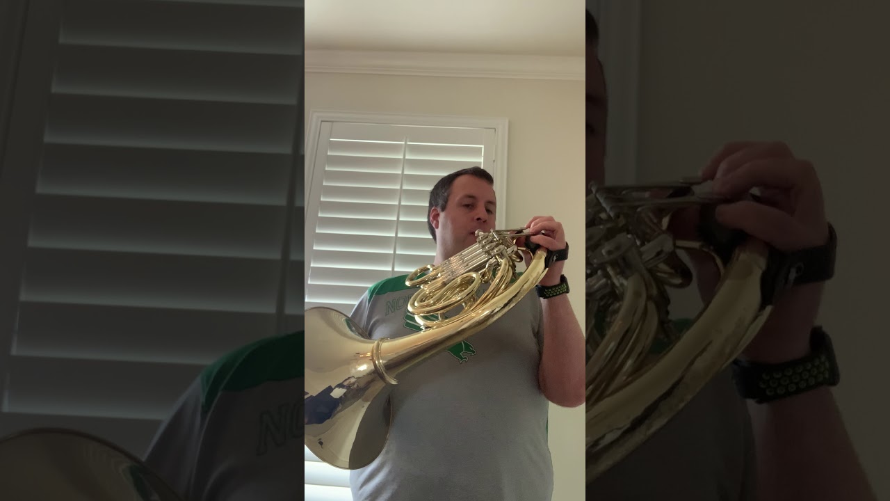 F Horn Eb Major scale 1 octave