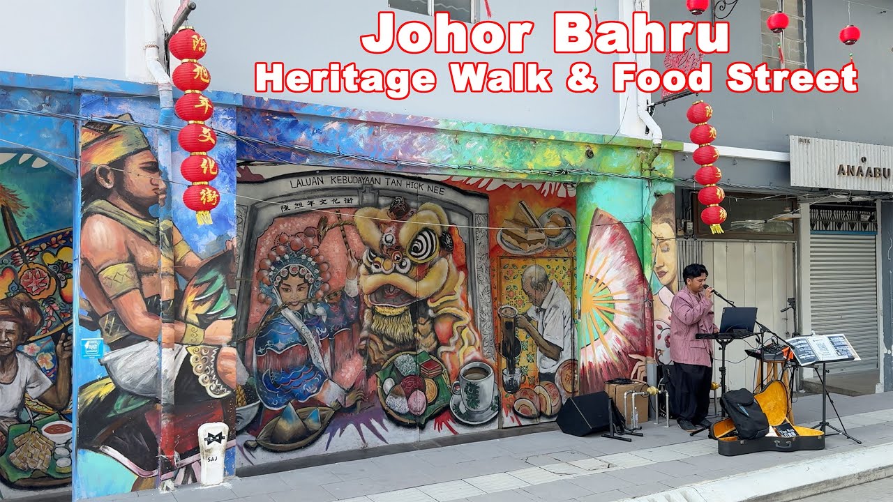 Johor Bahru |  breakfast and  exploring Jalan Tan Hiok Nee | Heritage Walk & Food Street