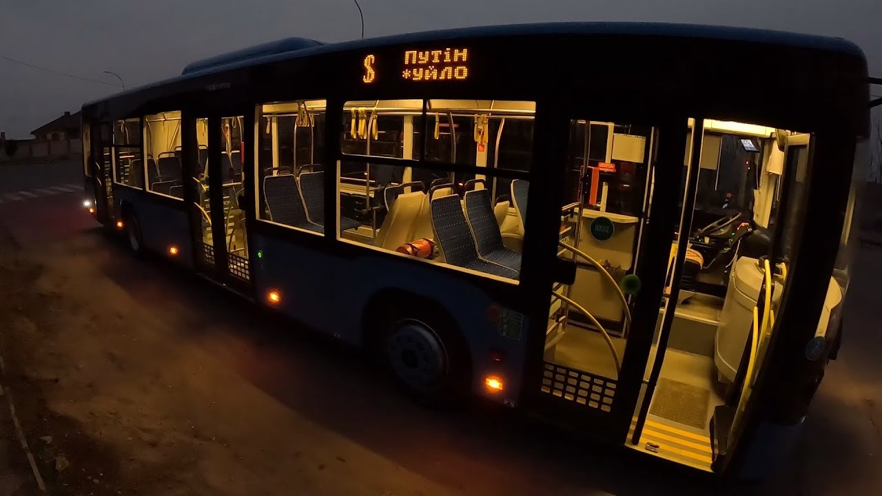 Працюю на новому автобусі Електрон/ цікаві моменти