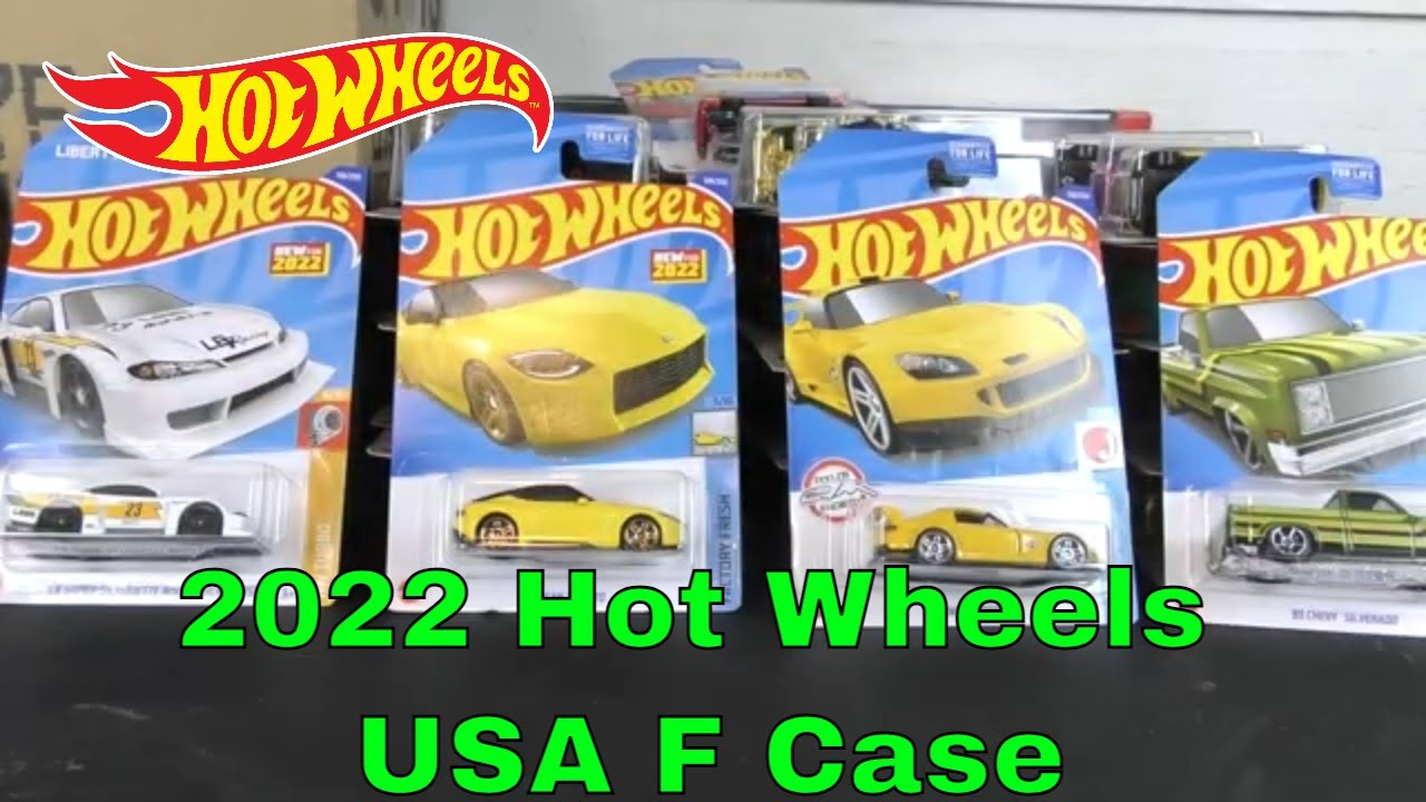 2022 Hot Wheels USA F Case Unboxing
