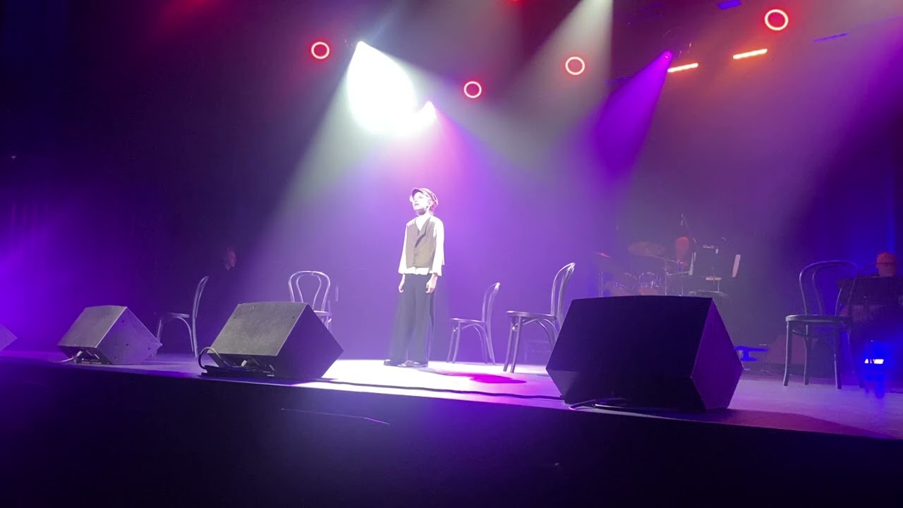 “Tomorrow” sung by Stephanie at 12yo