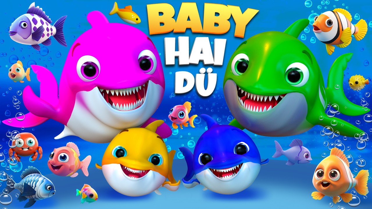 Baby Hai und die lustigen Fische  @SuperLucaPortugues #rimasinfantis #musicasinfantis