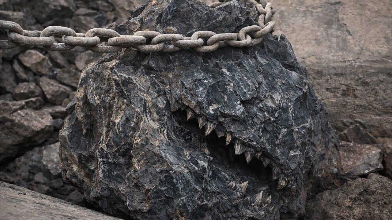 “The Monster Stone Is Ready to Face the Crusher #MonsterStone #StoneCrusher #Satisfying 