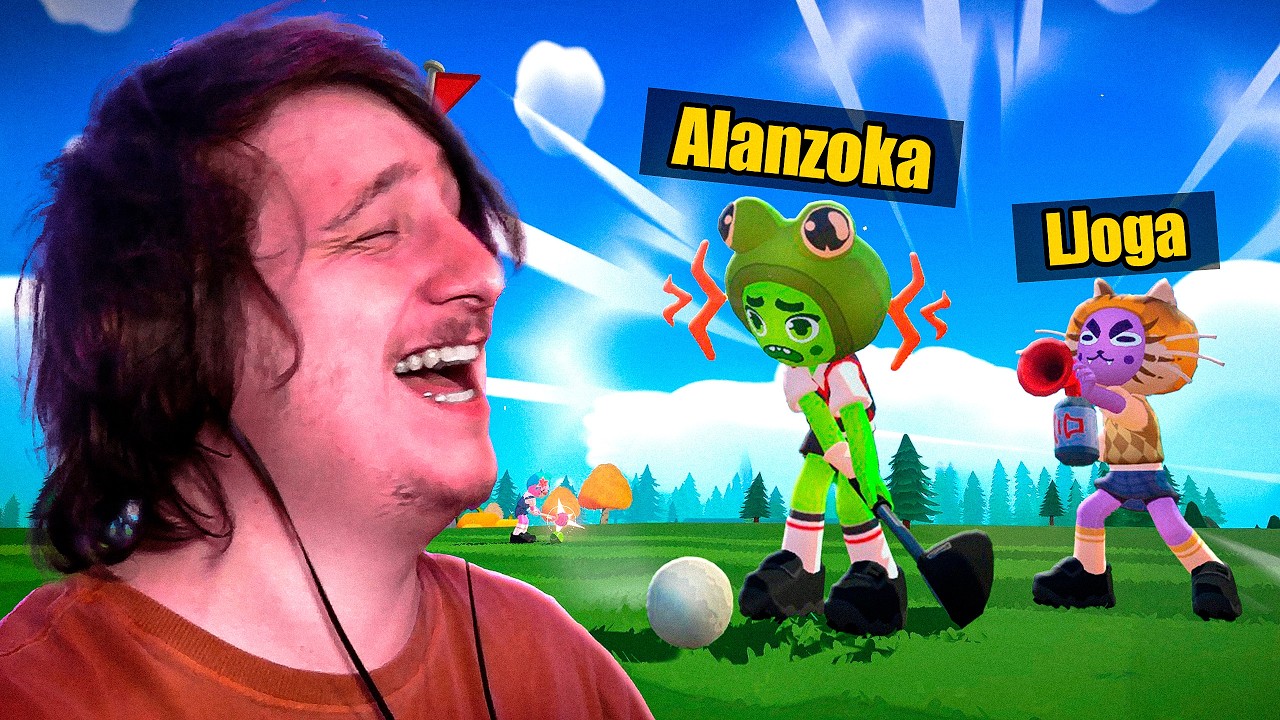 Jogo sobre Tacos, Bolas e Buracos no Super Battle Golf