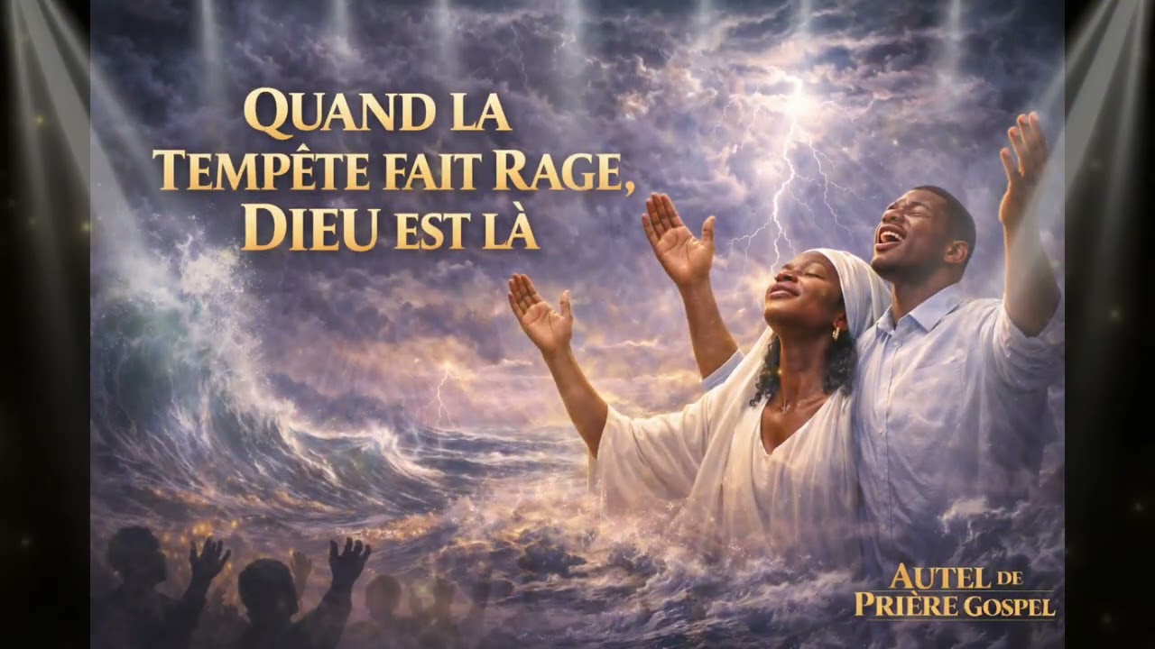 Quand la tempête fait rage dieu est la, n'abandonne jamais