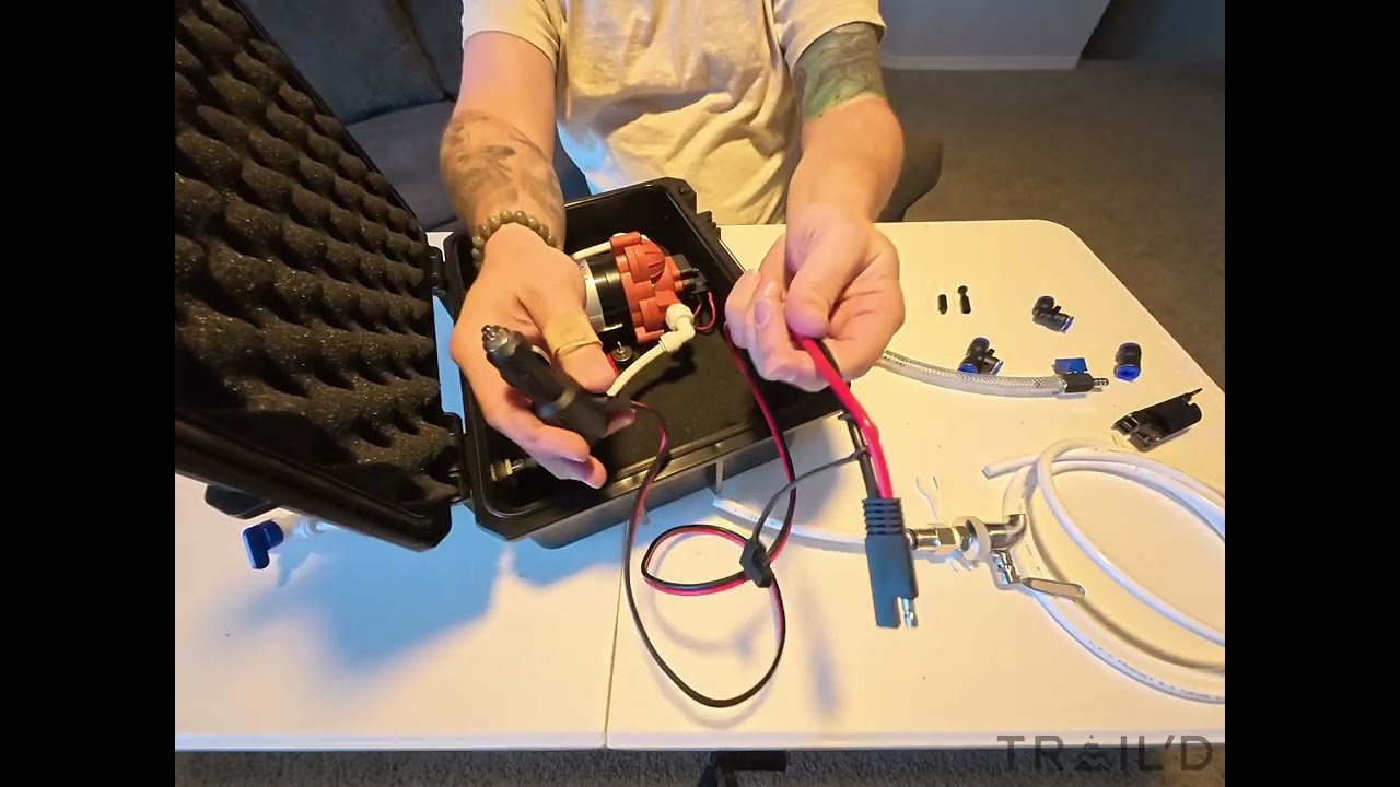 Home Built Portable Water Pump w/video of use