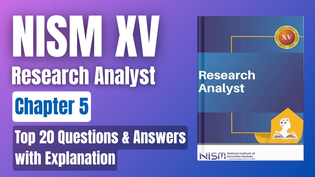 NISM Series XV Chapter 5: Economic Analysis 📚 Top 20 MCQs💯 Research Analyst