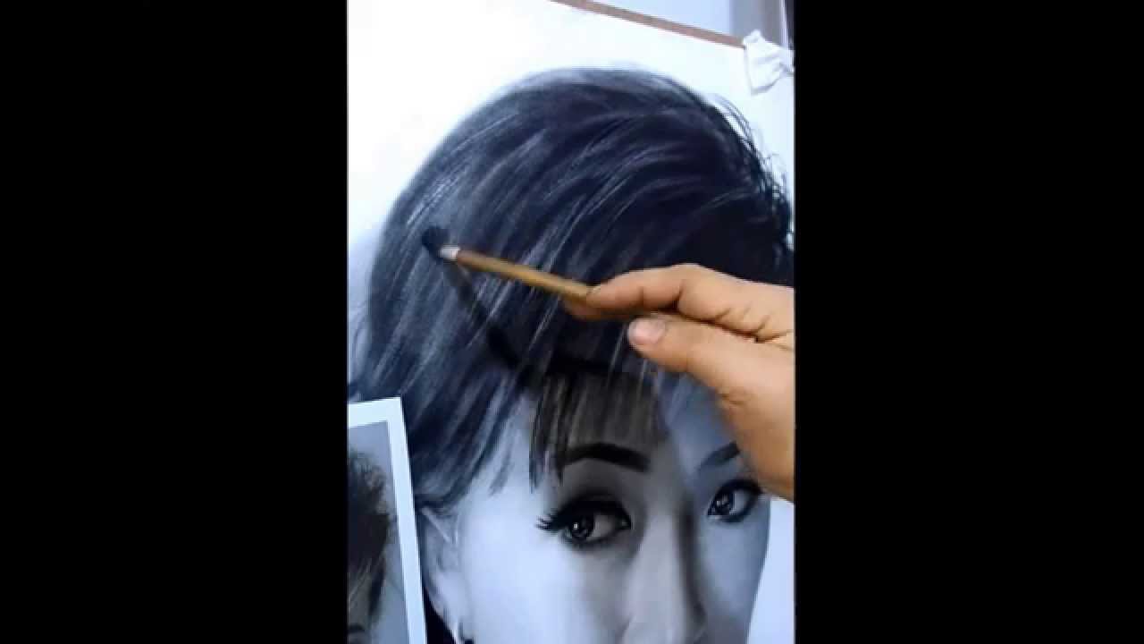 การวาดเส้นผม ตอนที่1