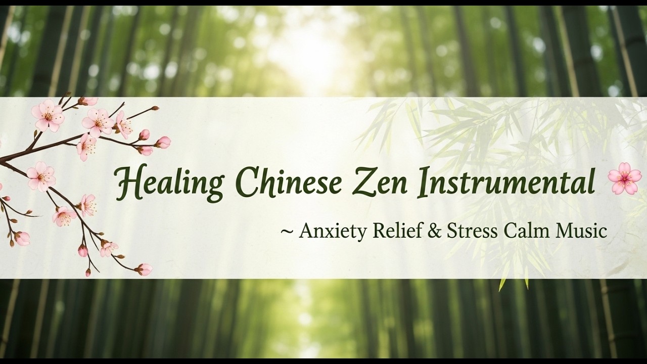 Relaxing Chinese Sleep Music 😴 Soft Dizi Flute & Guzheng Background