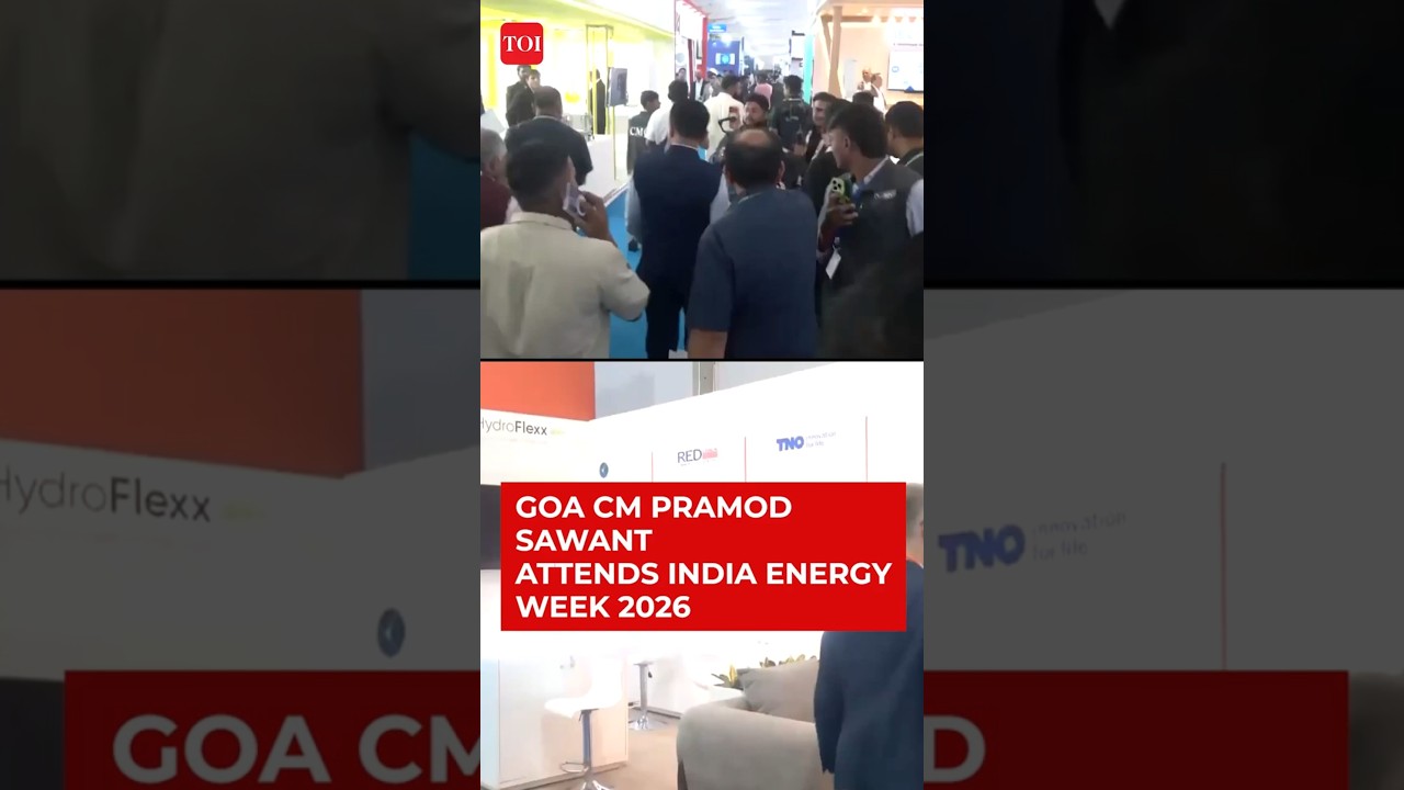Goa CM Pramod Sawant attends India Energy Week 2026 in Velim