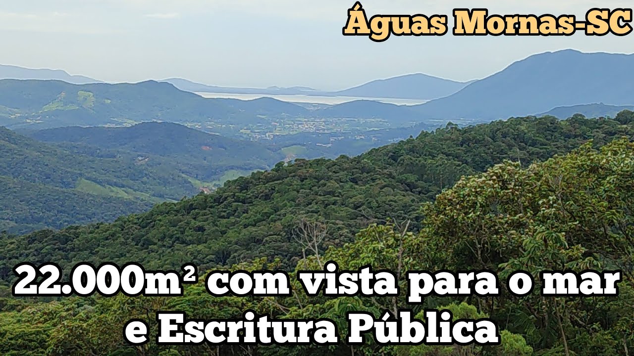 SÍTIO com 22.000m² e VISTA PARA O MAR! - R$ 250.000,00 | ÁGUAS MORNAS-SC | Rafali Imóveis