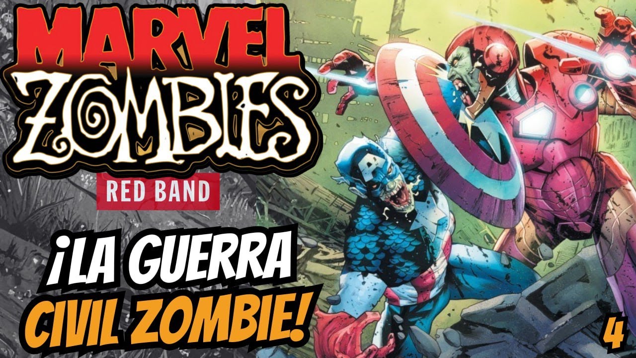 La GUERA CIVIL ZOMBIE: ¡Mejor que en la PELÍCULA! // Marvel Zombies: Red Band #4 (2025)
