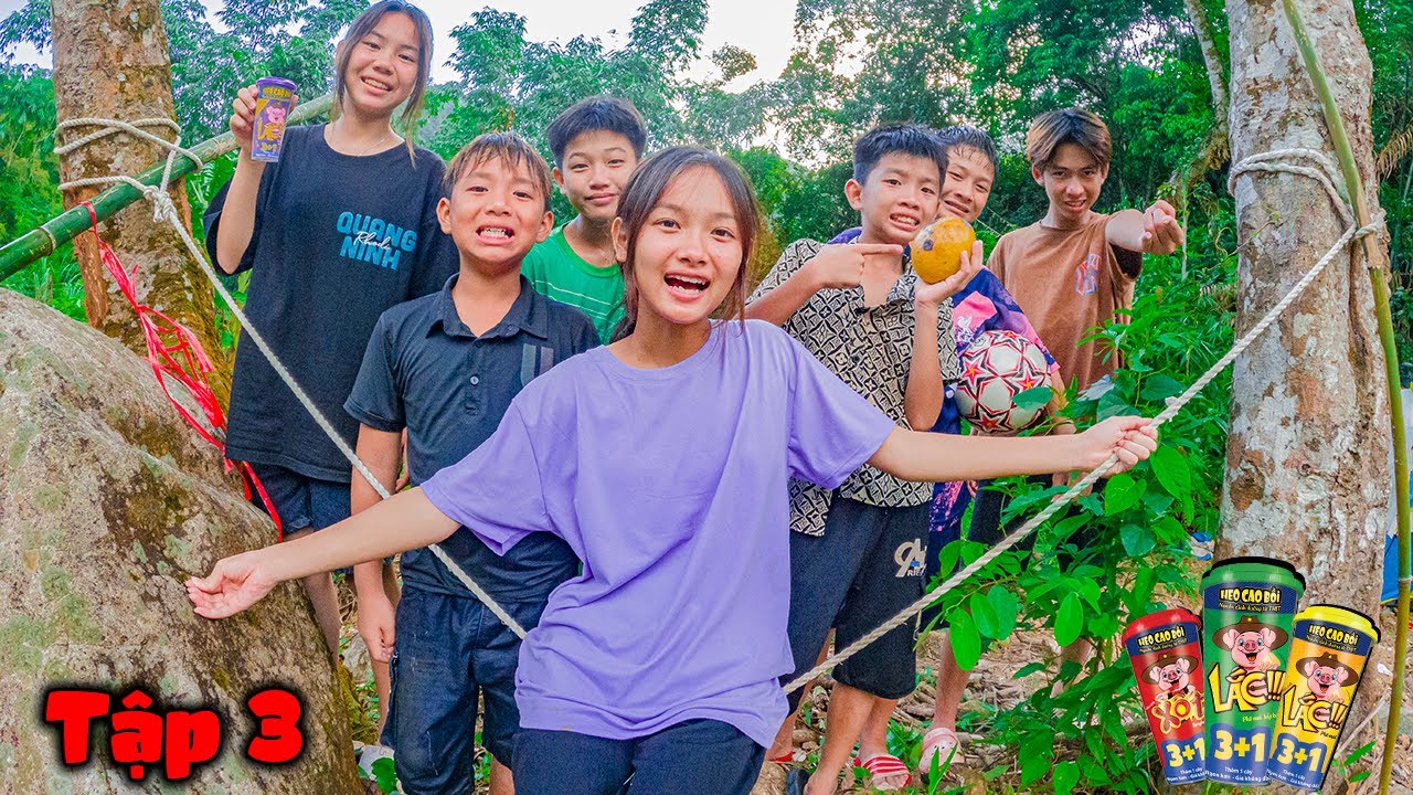 Thái Chuối | Thử Thách Cắm Trại Tiện Nghi Vs Thô Sơ & Ăn Xúc Xích Heo Cao Bồi Mới