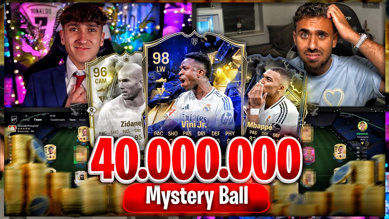 EAFC 25: RACHE! ☠️ 40.000.000 COINS MYSTERY BALL SBB vs CENK! 🚨⚠️