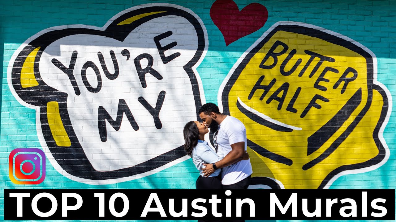 TOP 10 AUSTIN MURALS for Instagram | Watch before you go - #thingstodoinaustin Ep. 7 #austinmurals