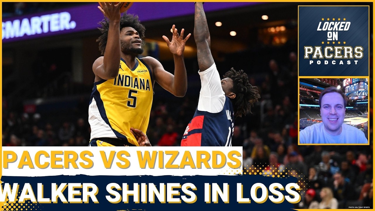 Why Indiana Pacers struggled on offense in shorthanded L vs Washington Wizards, Jarace Walker shines