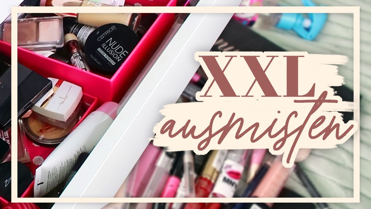 Bye bye Makeup - weniger ist mehr! | Schminktisch ausmisten