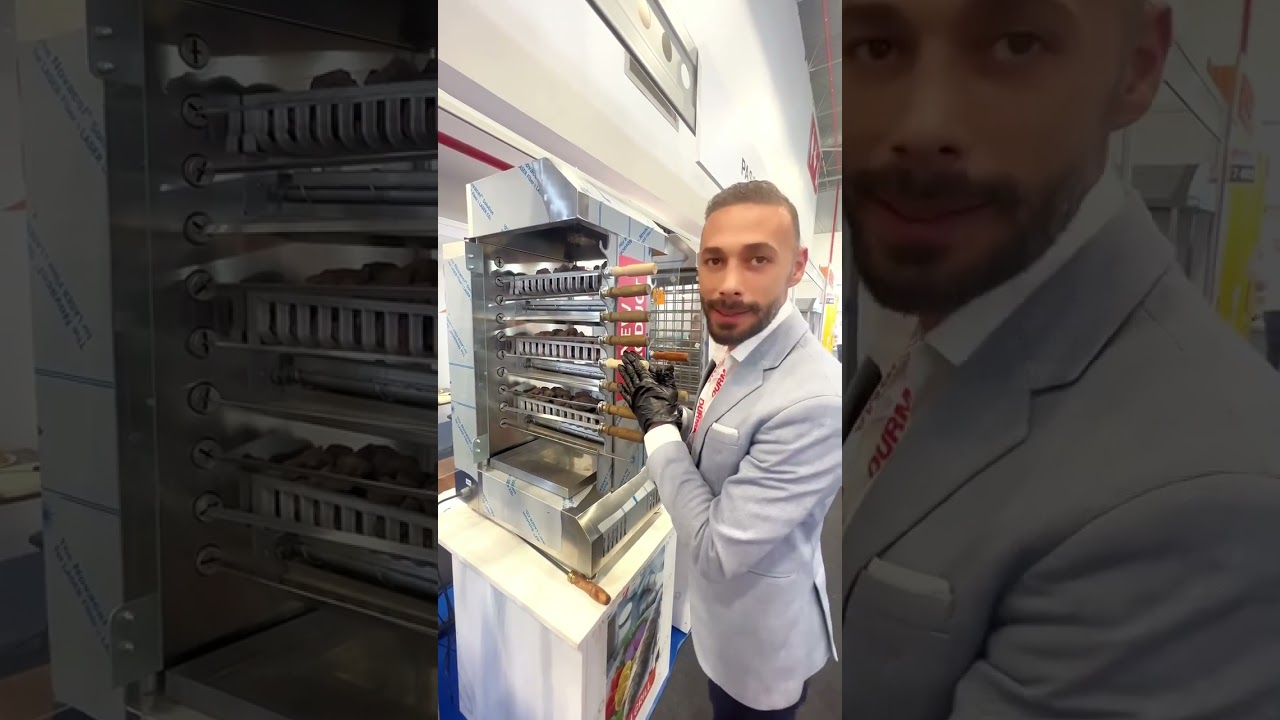 جديد تجهيزات المطاعم اسطنبول /مكينة الشواء الكباب غاز و فحم  / كباب