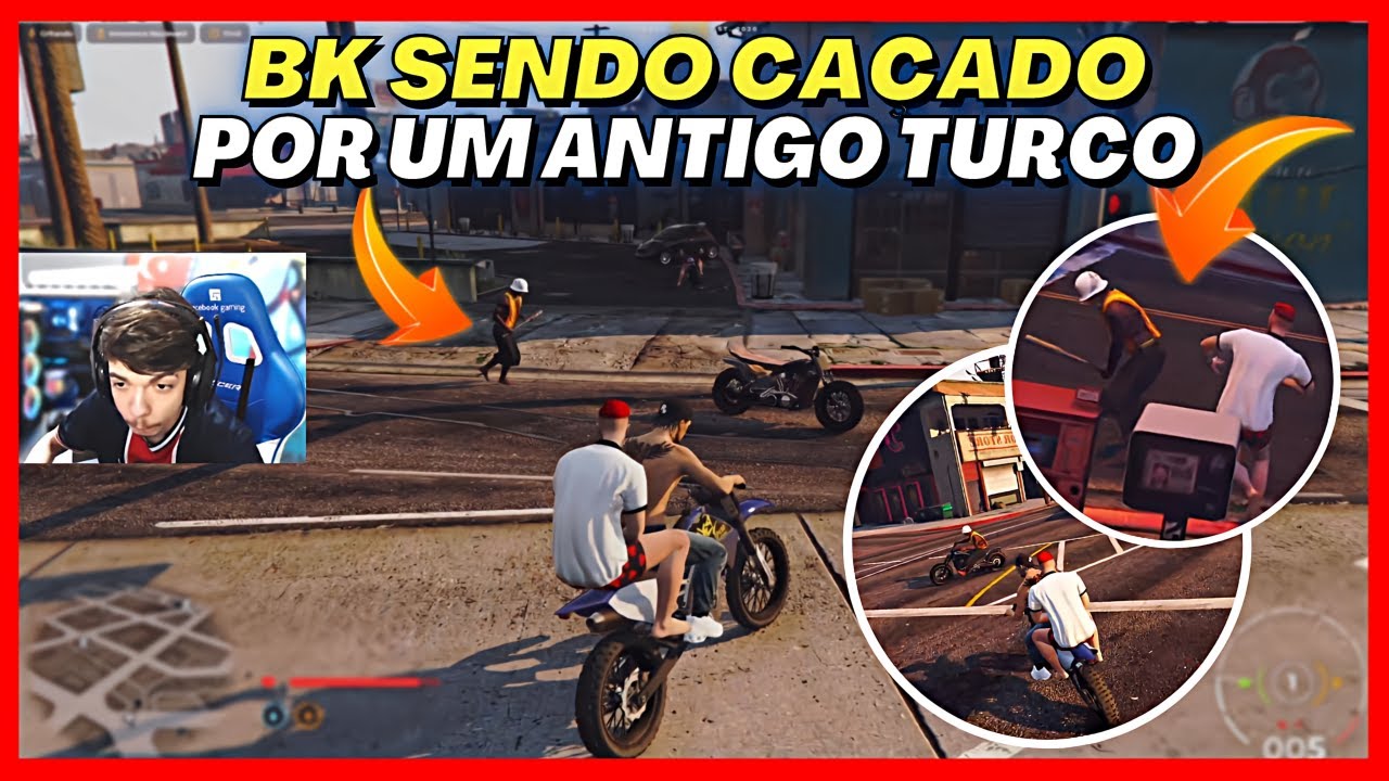 BK ENTROU NO CDA E ESTAVA SENDO CA&Ccedil;ADO POR UM ANTIGO TURCO - BKINHO RP CLIP'S