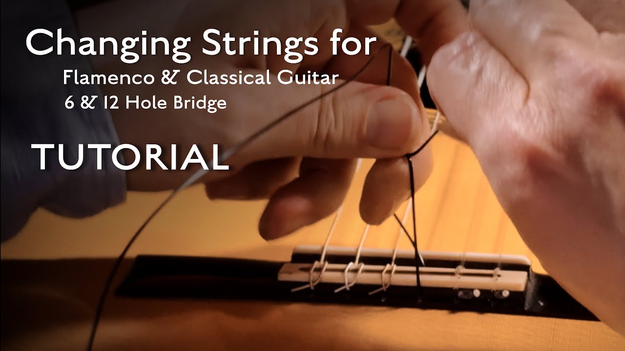 Changing Strings for Flamenco & Classical Guitar - Tutorial by Kai Narezo