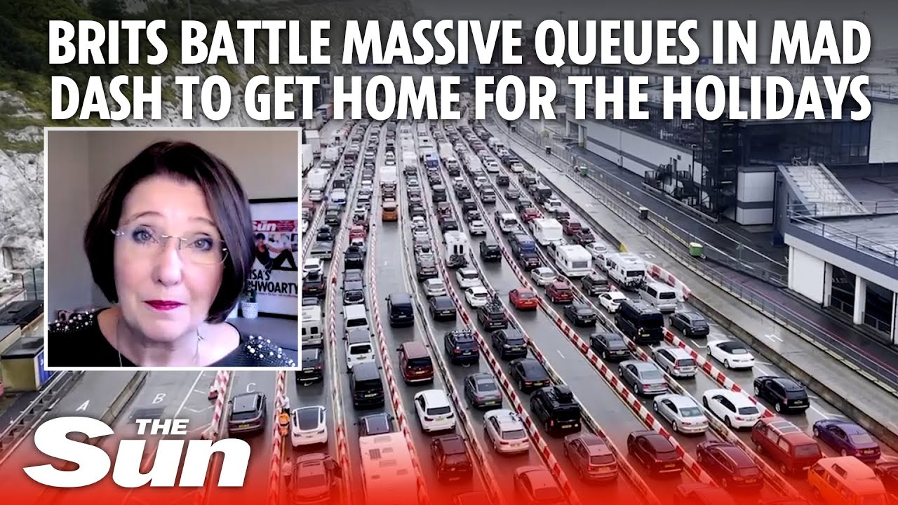 Christmas getaway chaos as Brits battle massive queues in mad dash to get home for the holidays