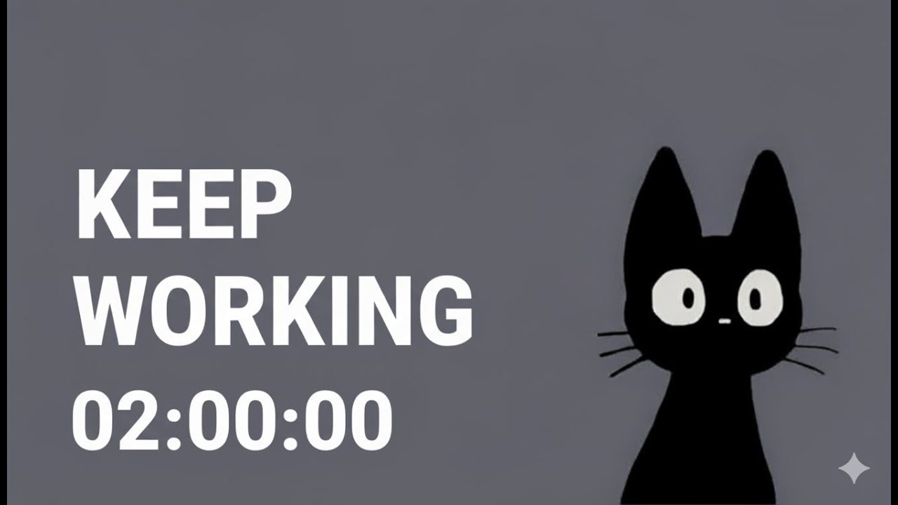 2-Hour Lo-fi Focus Timer | Study & Work Music for Maximum Productivity