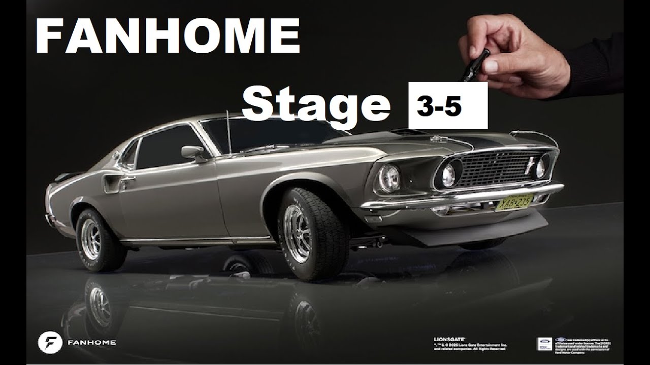 Building John Wick Ford Mustang stage 3-5