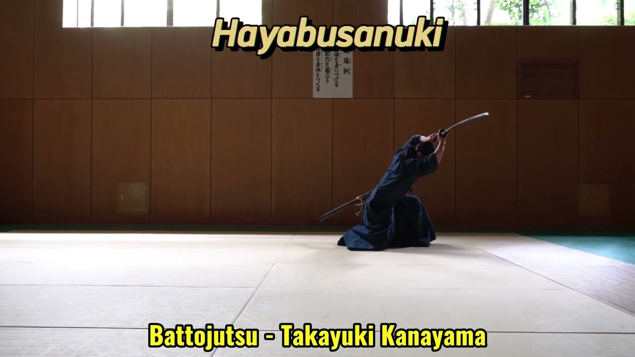 Batto-jutsu by Takayuki Kanayama (slow motion)