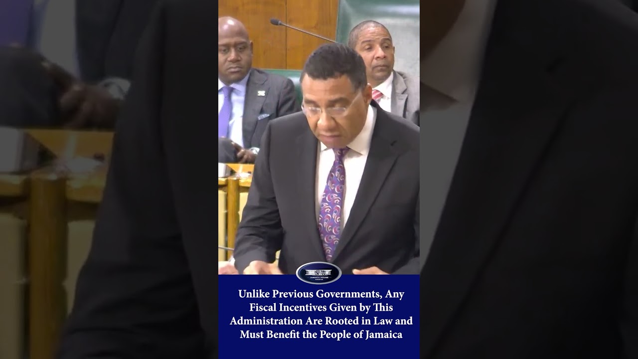 Any Fiscal Incentives Given by This Administration Must Benefit the People of Jamaica