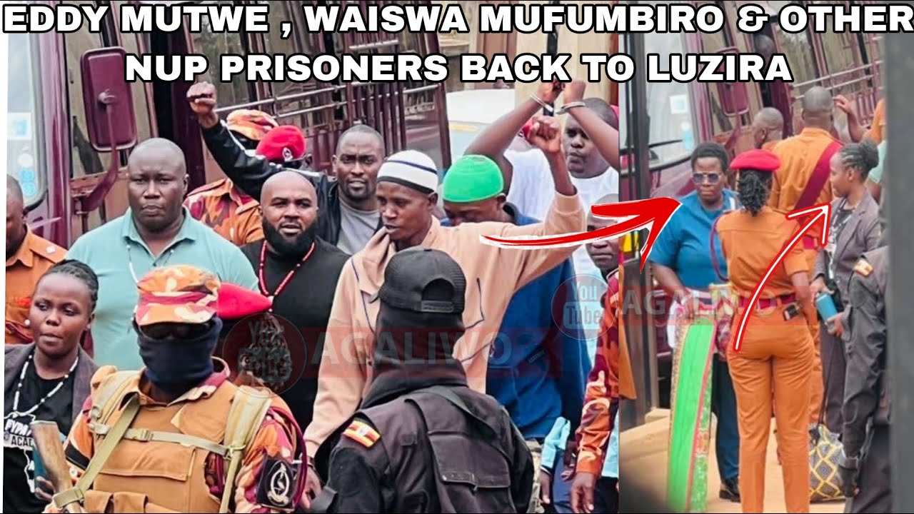 EDDY MUTWE , SAUDAH MADAADA N'ABASIBE BA NUP BABAZIZAAYO E LUZIRA PAKA 29OCT. EKIBADDE MU KOOTI KIKA