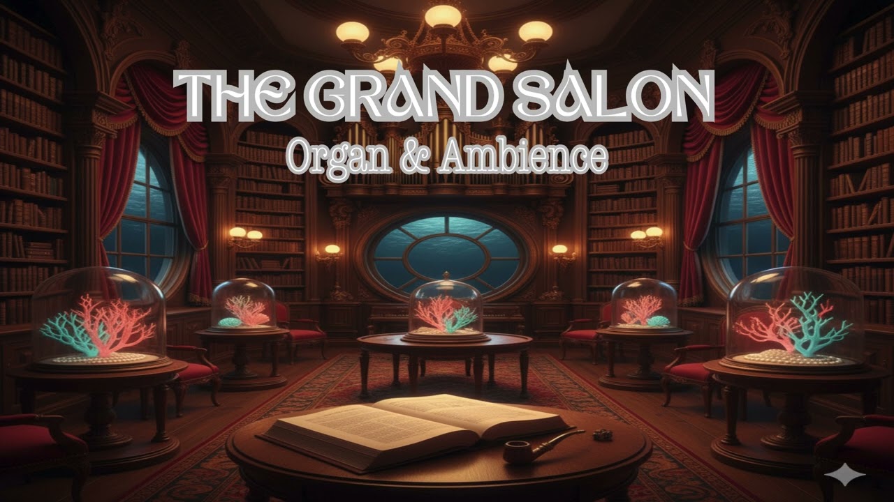 The Grand Salon: Victorian Opulence Under the Sea | Dark Academia & Parlor Music | Relaxing Ambience