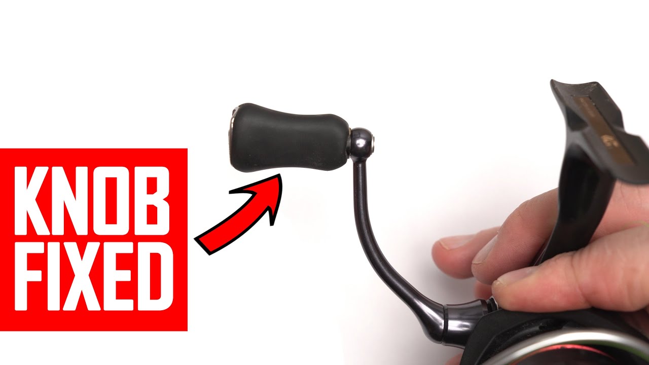 How to fix Daiwa and Shimano reel knob wobble? Ball bearings and washer installation