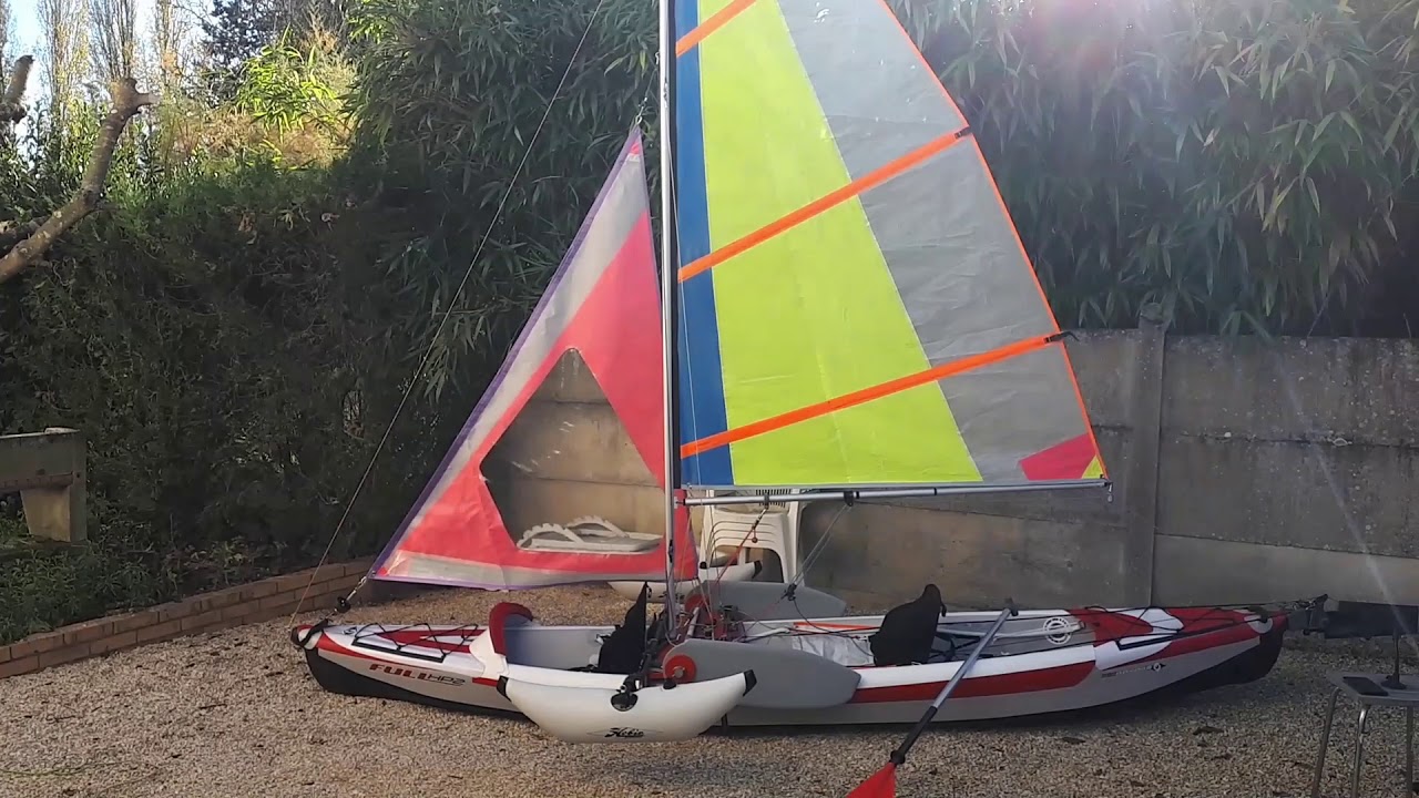 DIY Inflatable Sailing Kayak BIC Full HP2 / Kayak à voile 2ème partie