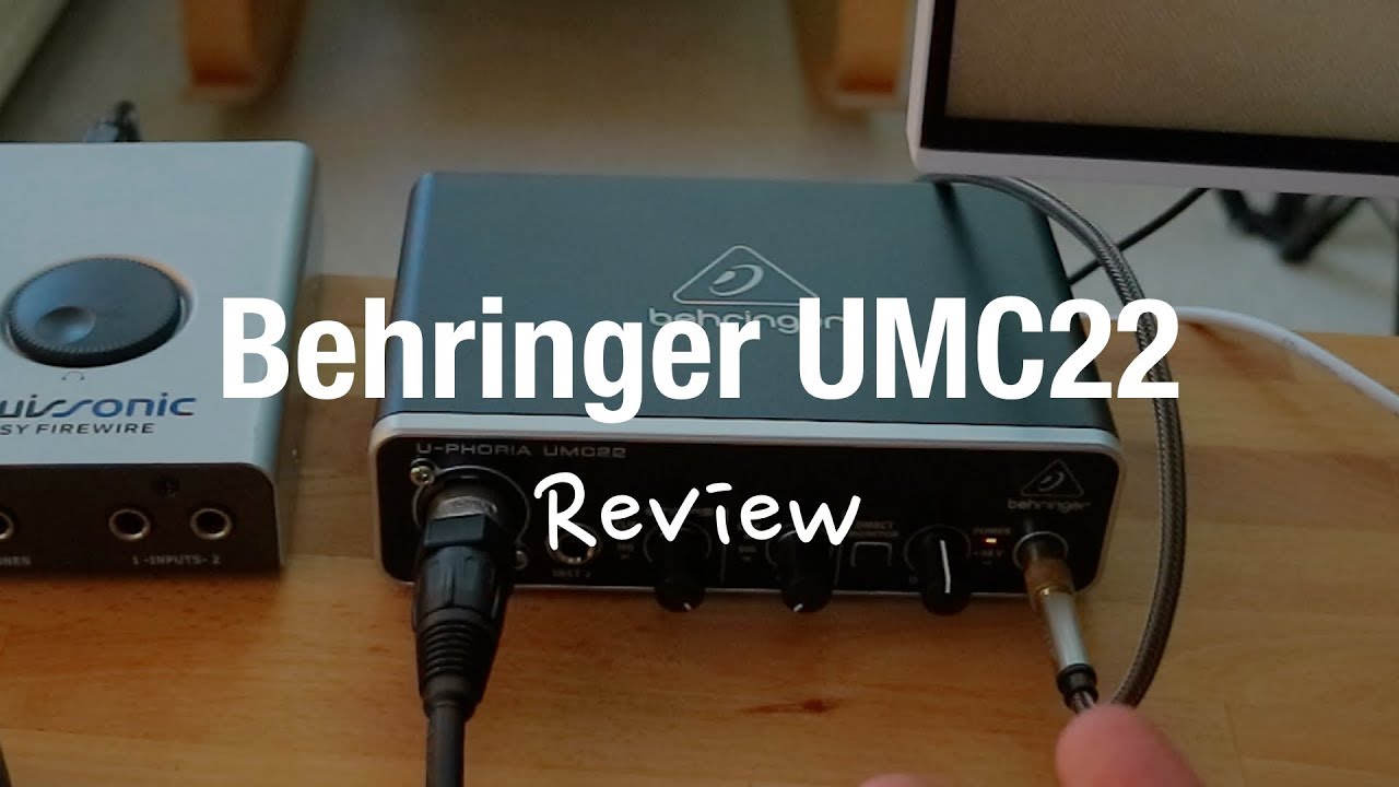 Обзор USB-аудиоинтерфейса Behringer UMC22 (распаковка и звуковой тест)