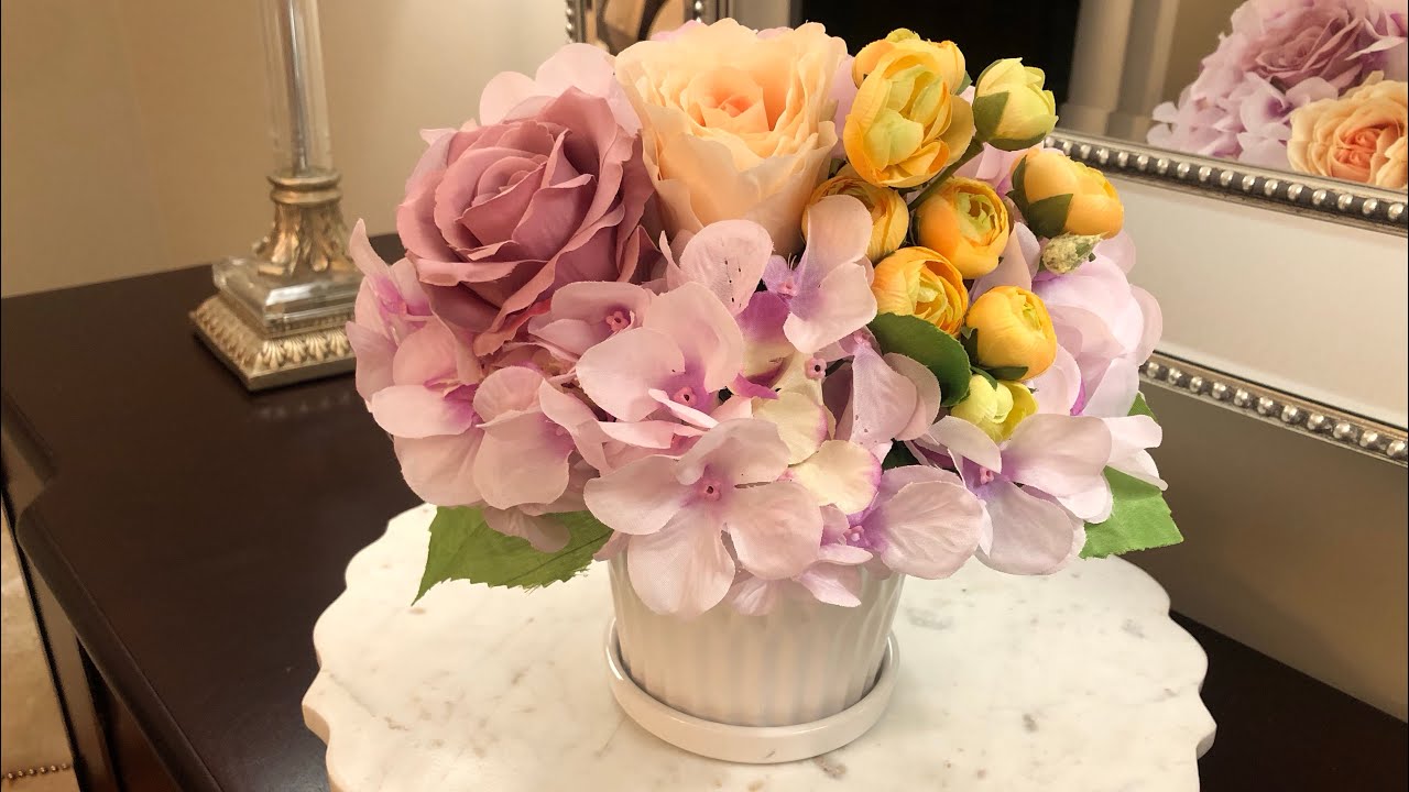 New Spring Floral Arrangements 2026! Using Dollarama Silk Flowers and Planters! 