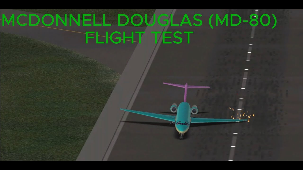 McDonnell Douglas (MD-80) Flight Test Gone Wrong!! 😱|| Landing Gear Failure