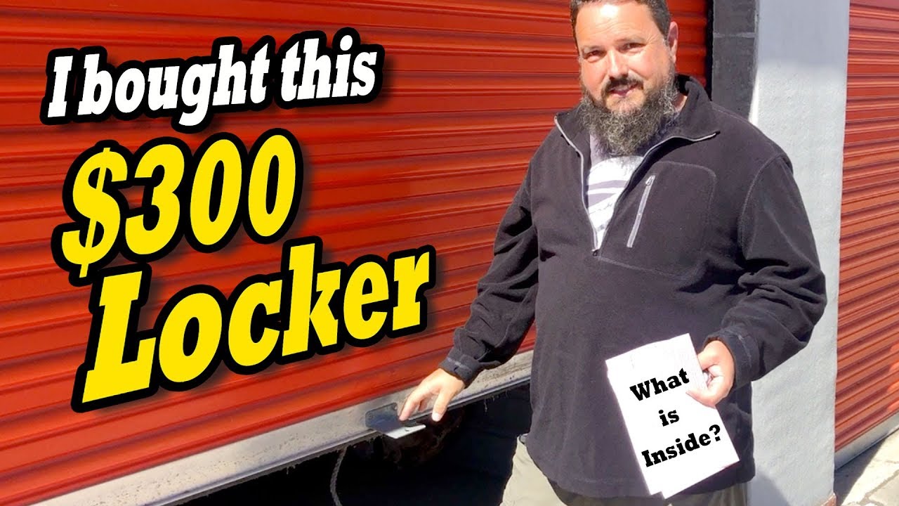 I BOUGHT THIS $300 LOCKER at the abandoned storage auction. Home decor, boxes, and more!