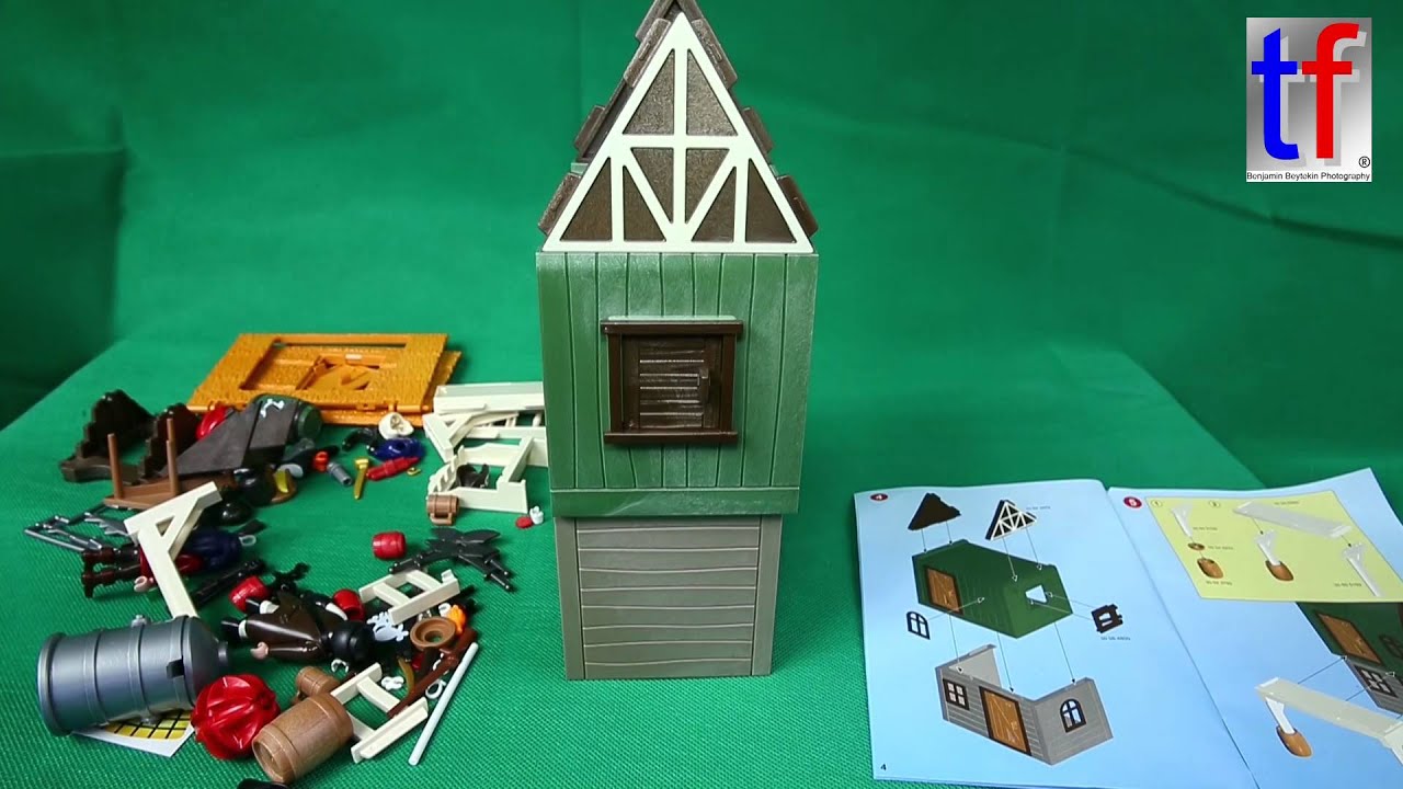 Playmobil 4796 Super 4 Camouflage Pirate Fort with Ruby / Getarnte Piratenfestung Unboxing, 2016.