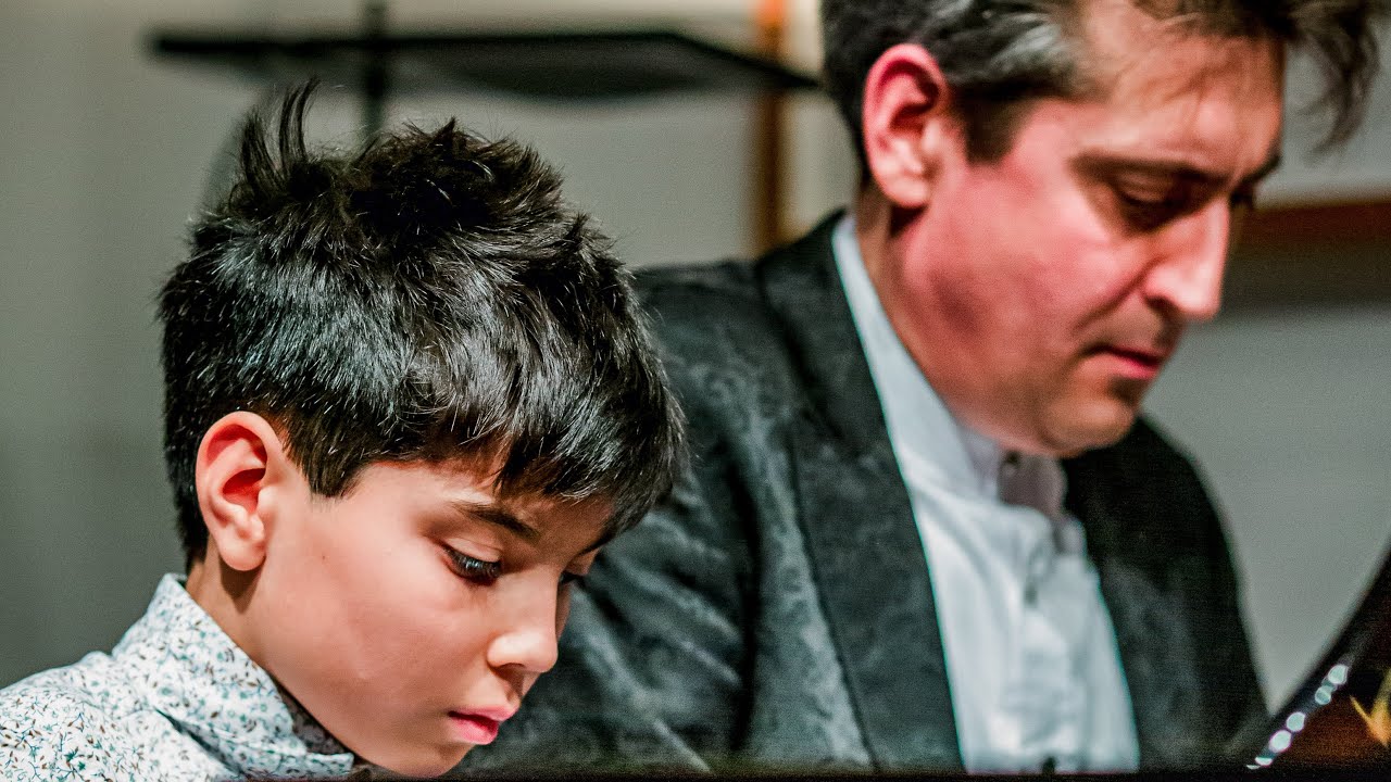 Alik and Yevgeny Sudbin play Bach; Die Seele ruht in Gottes Händen BWV 127 (arr. Sudbin)