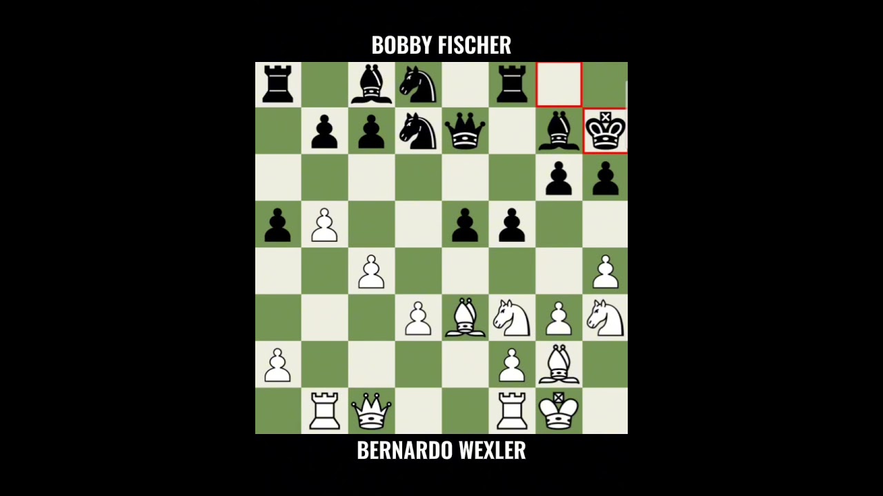 Bernardo Wexler vs Bobby Fischer ◉ Buenos Aires Chess Tournament 1960 