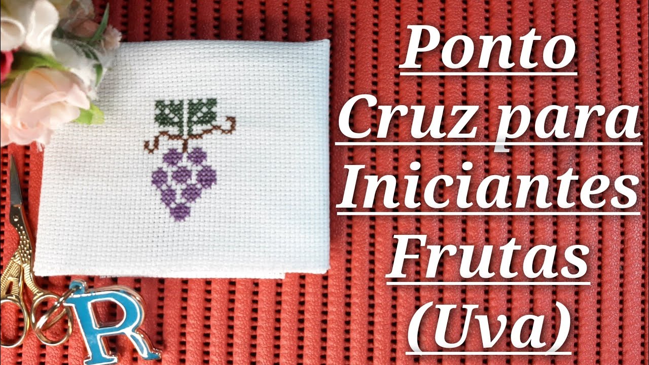 Ponto Cruz para Iniciantes - Frutas (Uva)
